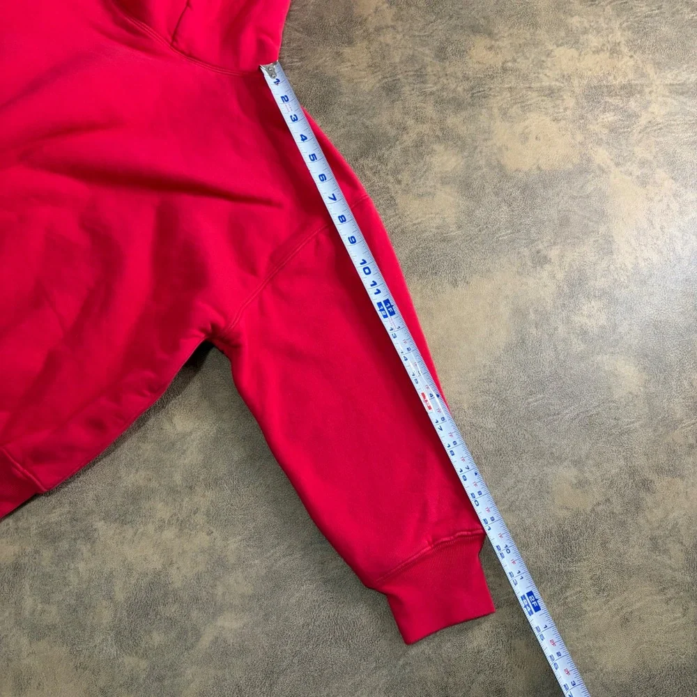 Yeezy Gap Double Layer Hoodie Kids Size L (10-11) Red FA21 701378-00 Youth